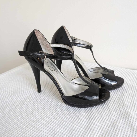 Black Jessica Simpson Stiletto Heels - Picture 1 of 5